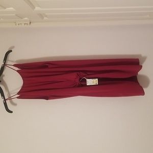 Women's XS Medium Red Spaghetti Strap Long Dressy Blouse